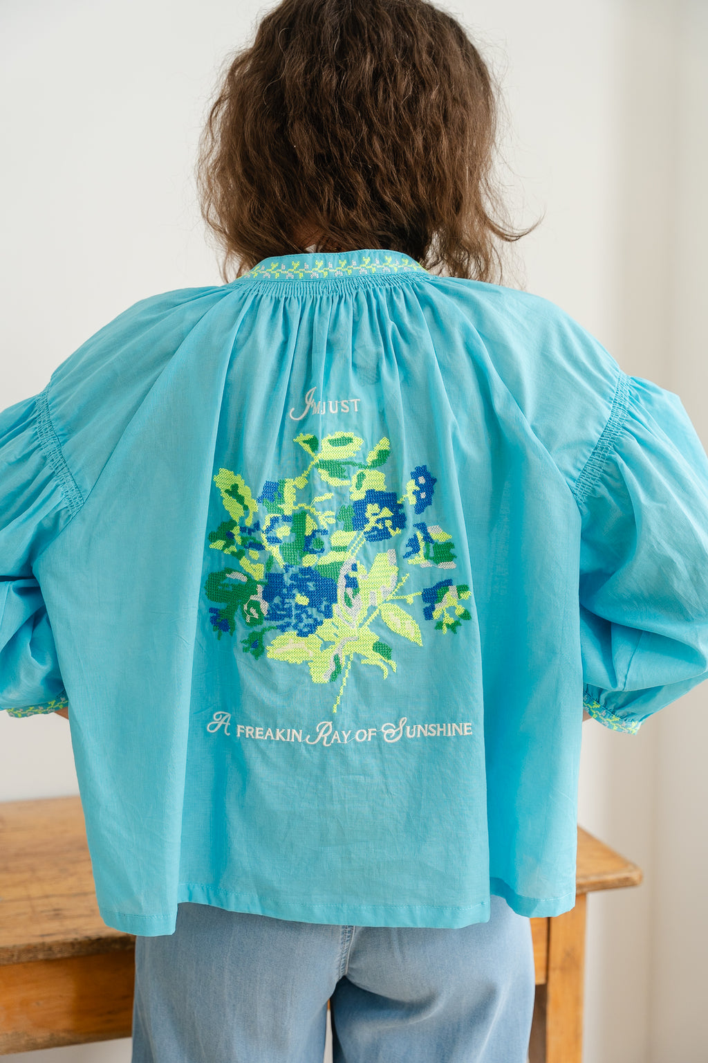 Blouse DANIELE Turquoise