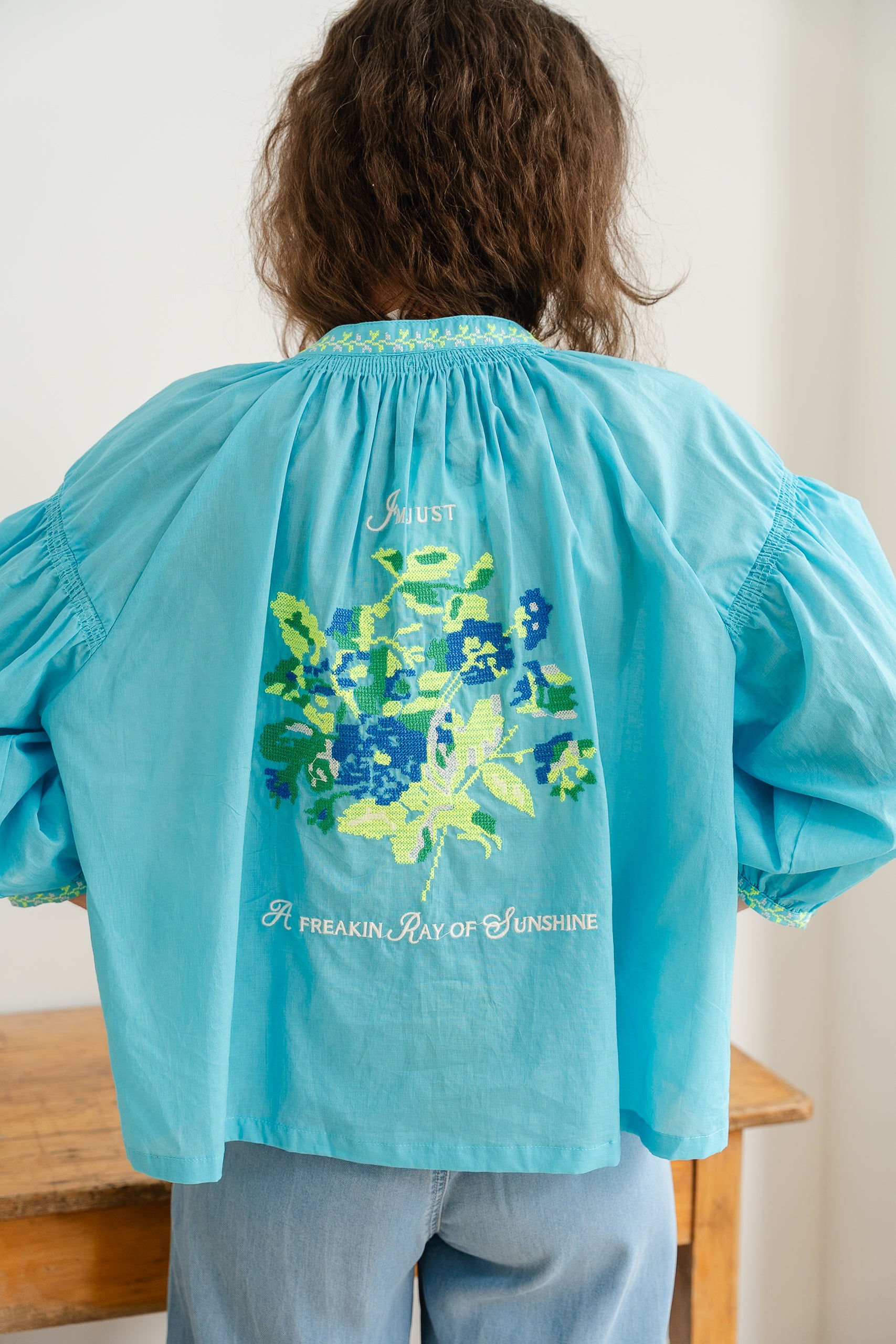 Blouse DANIELE Turquoise