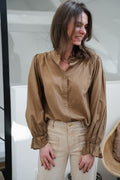 Chemise KIMBER beige foncé