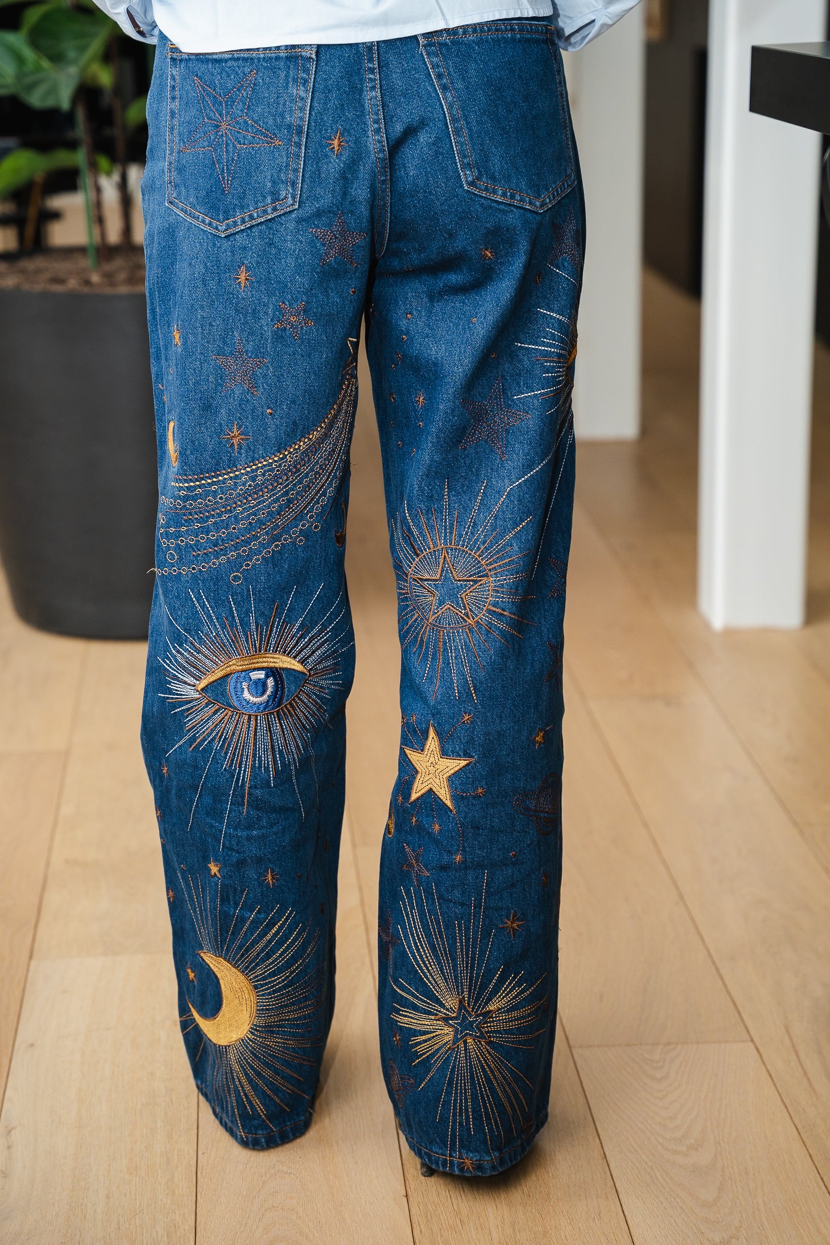 Jeans ZEPHIRA brodé