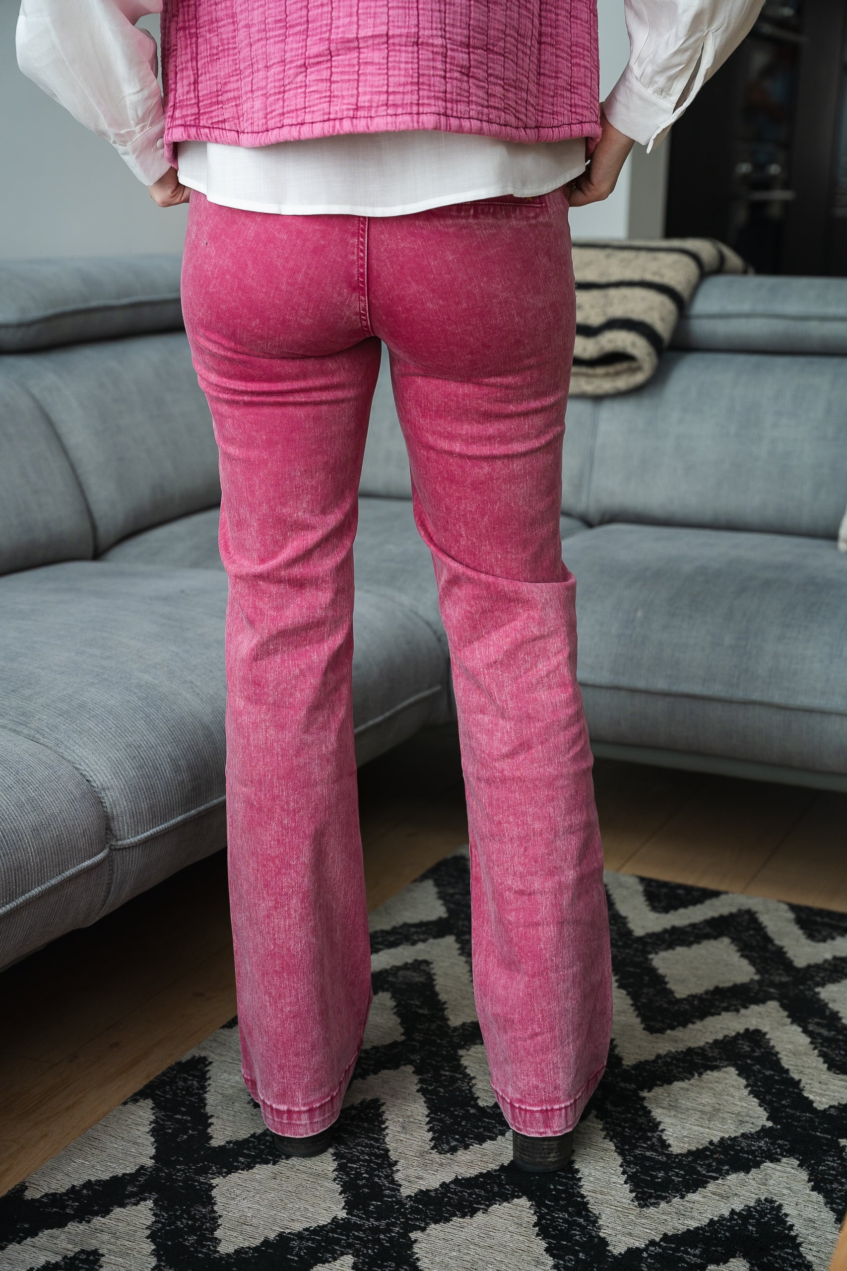 Pantalon SONNY framboise