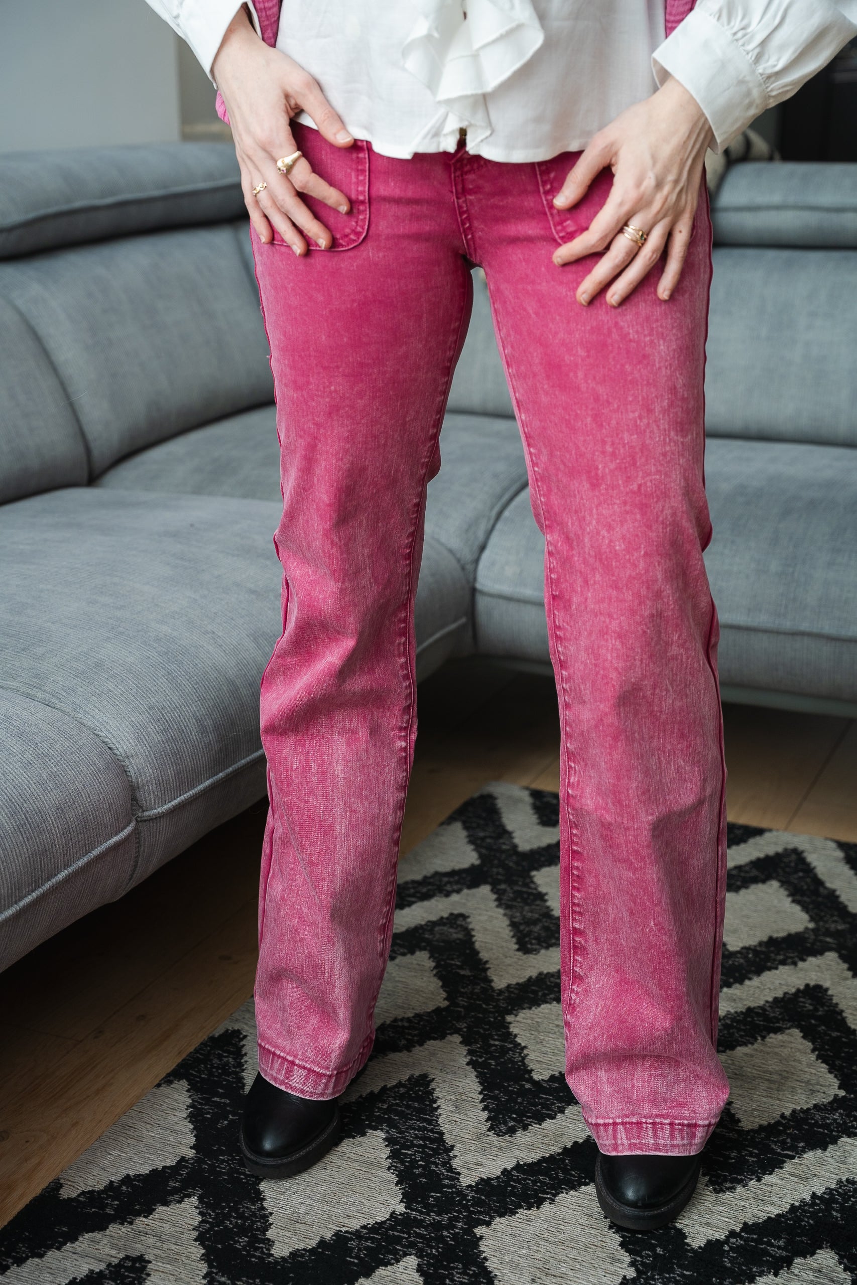 Pantalon SONNY framboise