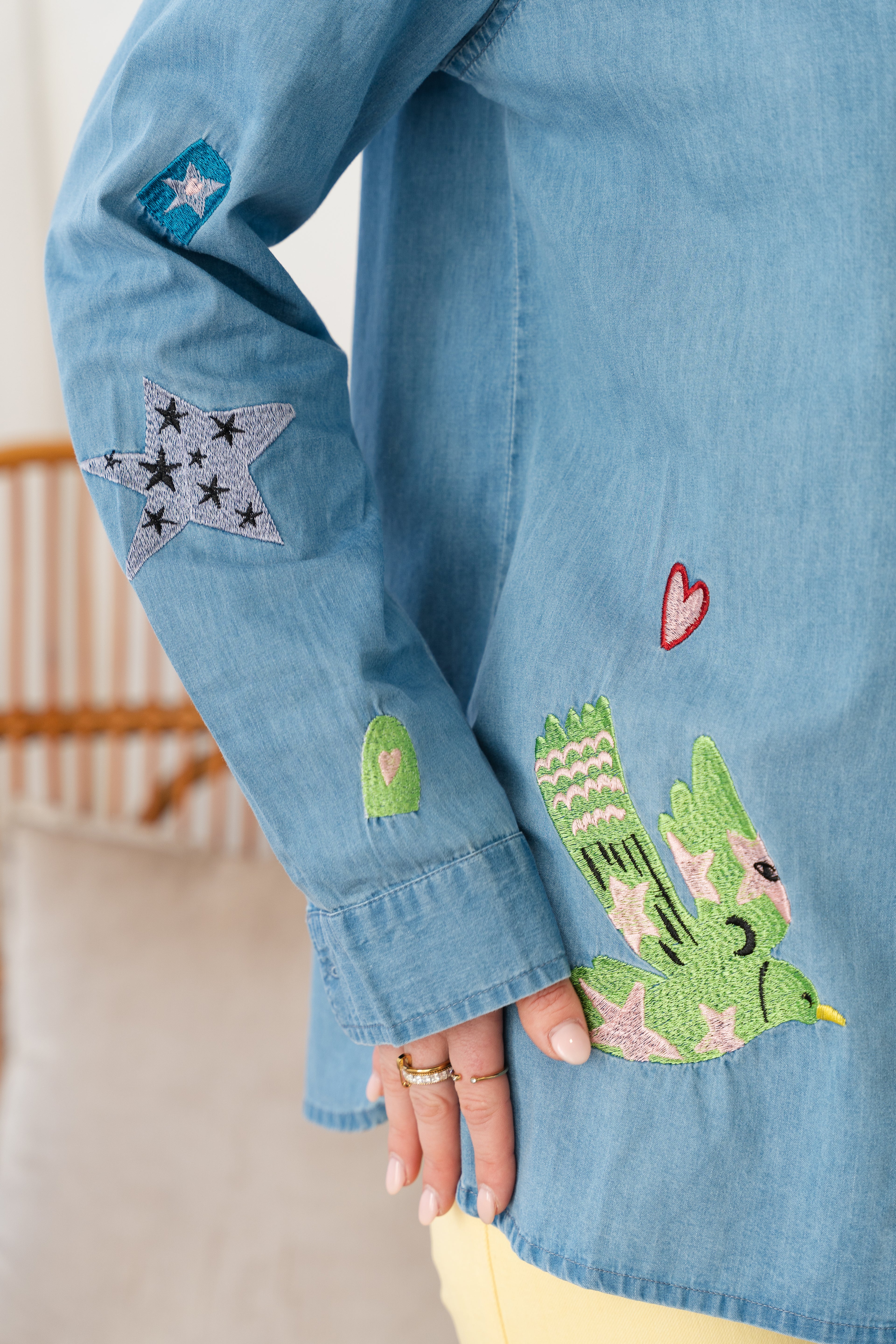 Chemise CARLIA brodée