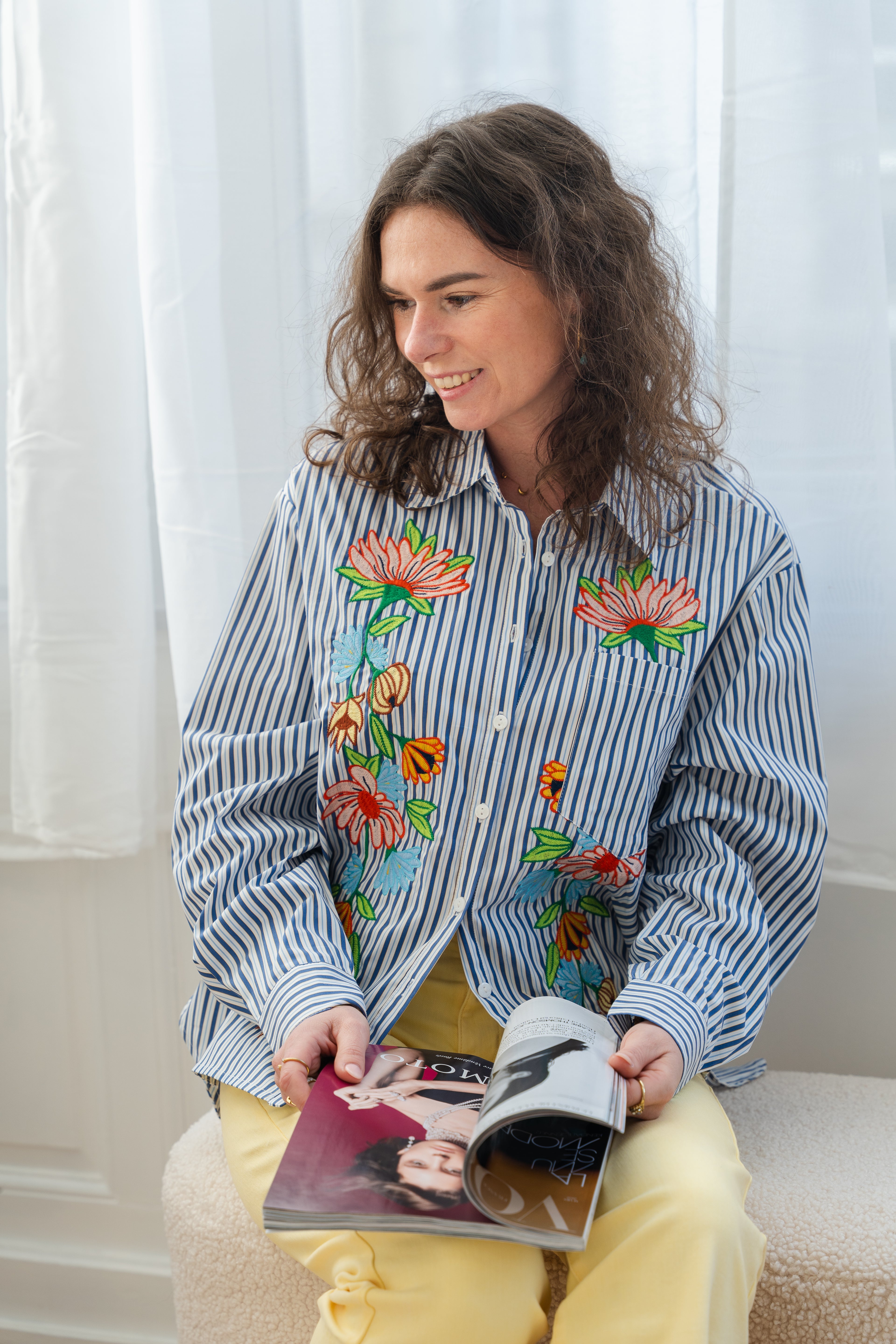 Chemise ARLO brodée