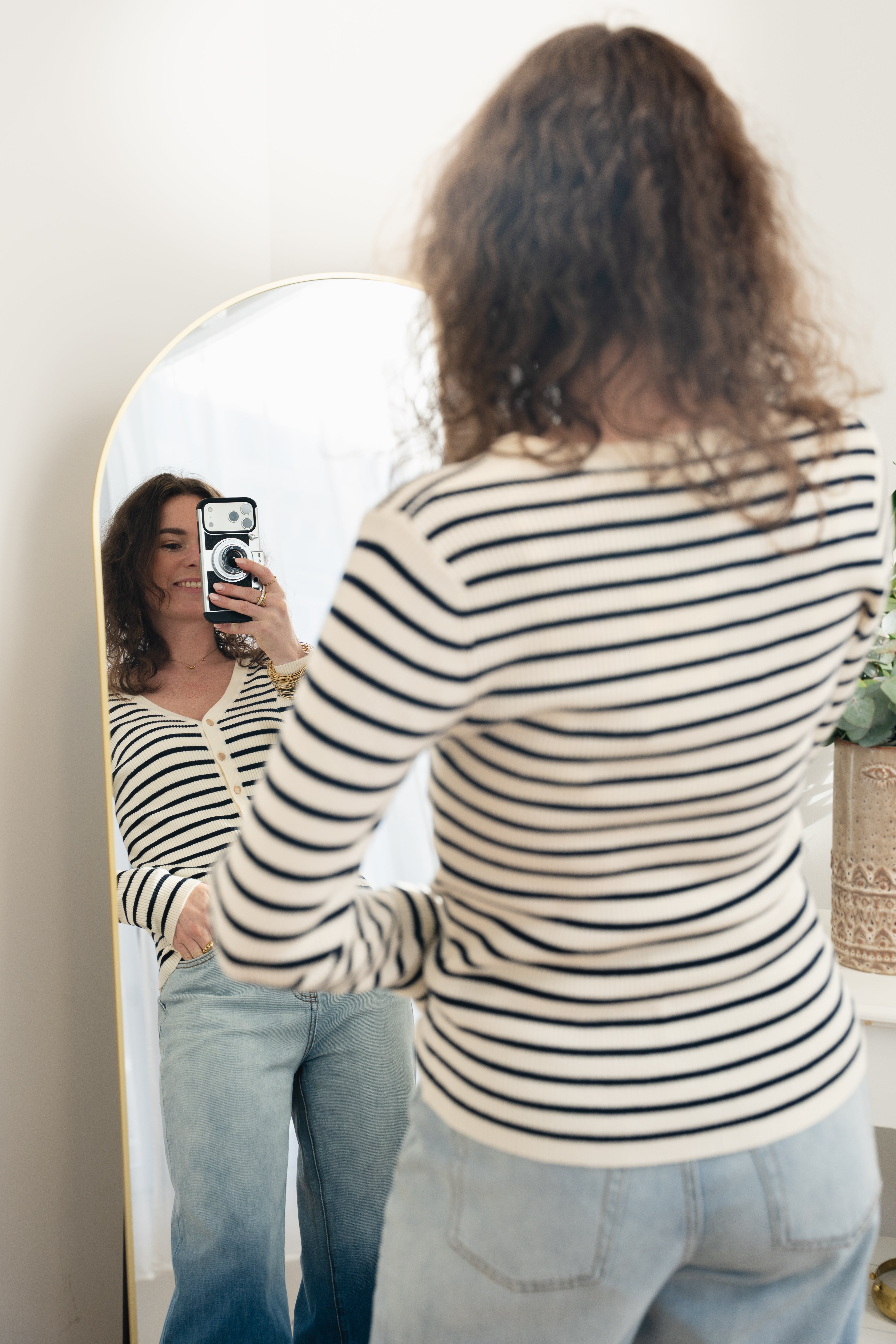 Gilet MOTY marinière