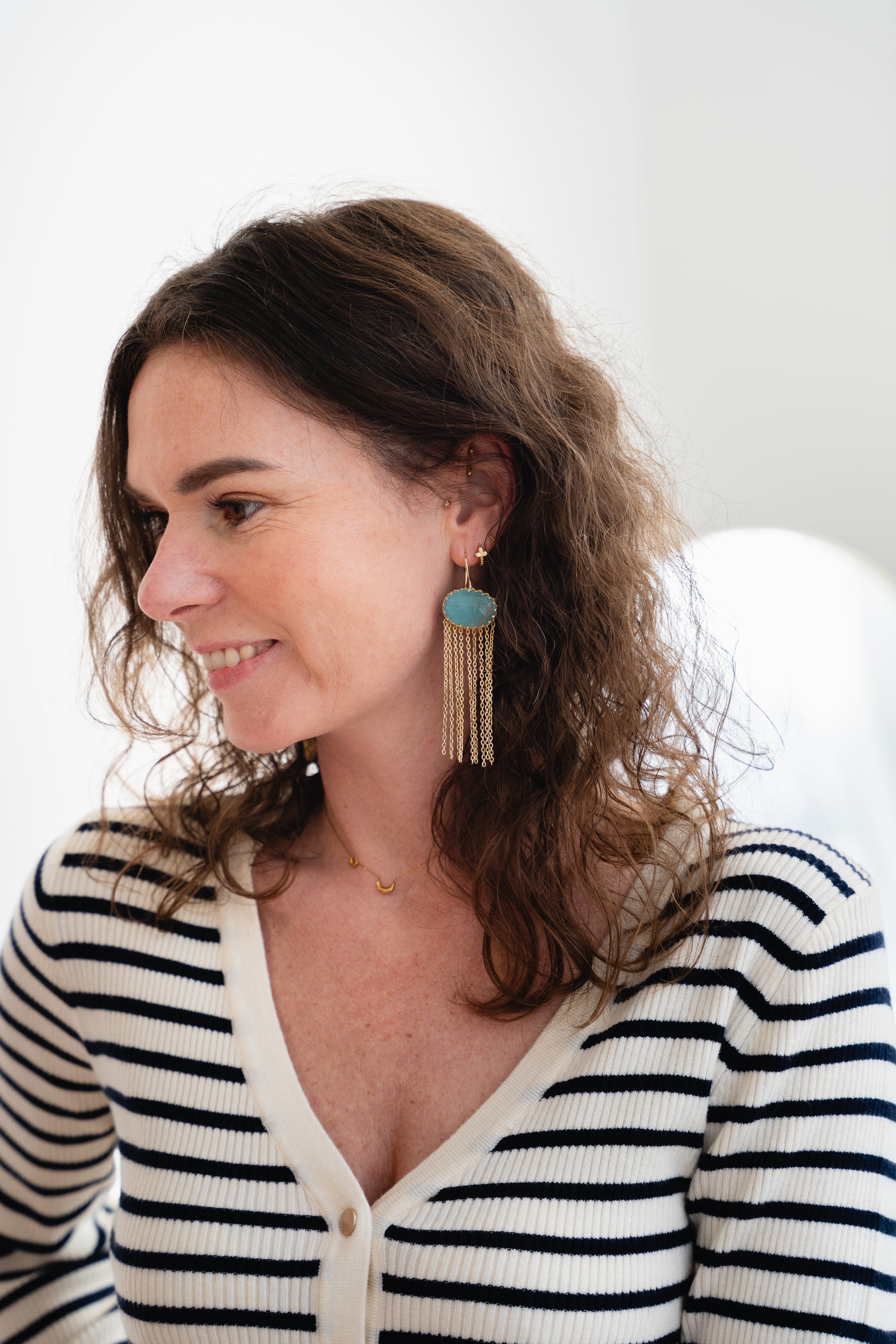 Gilet MOTY marinière