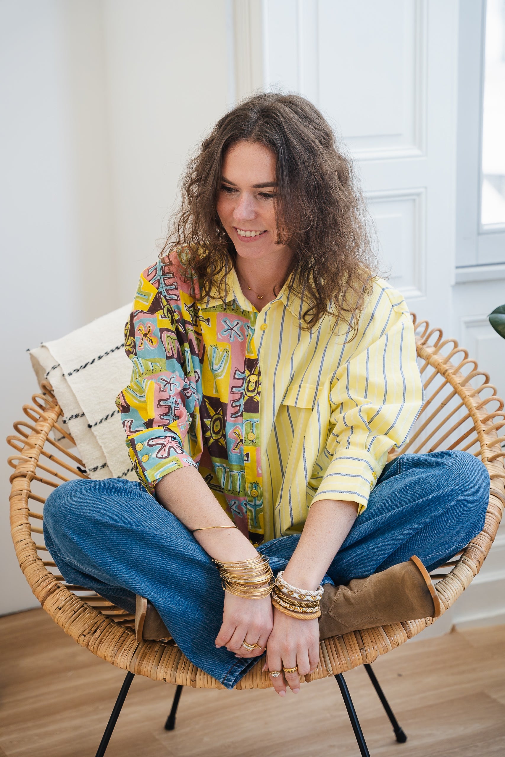 Chemise Cyrielle bicolore