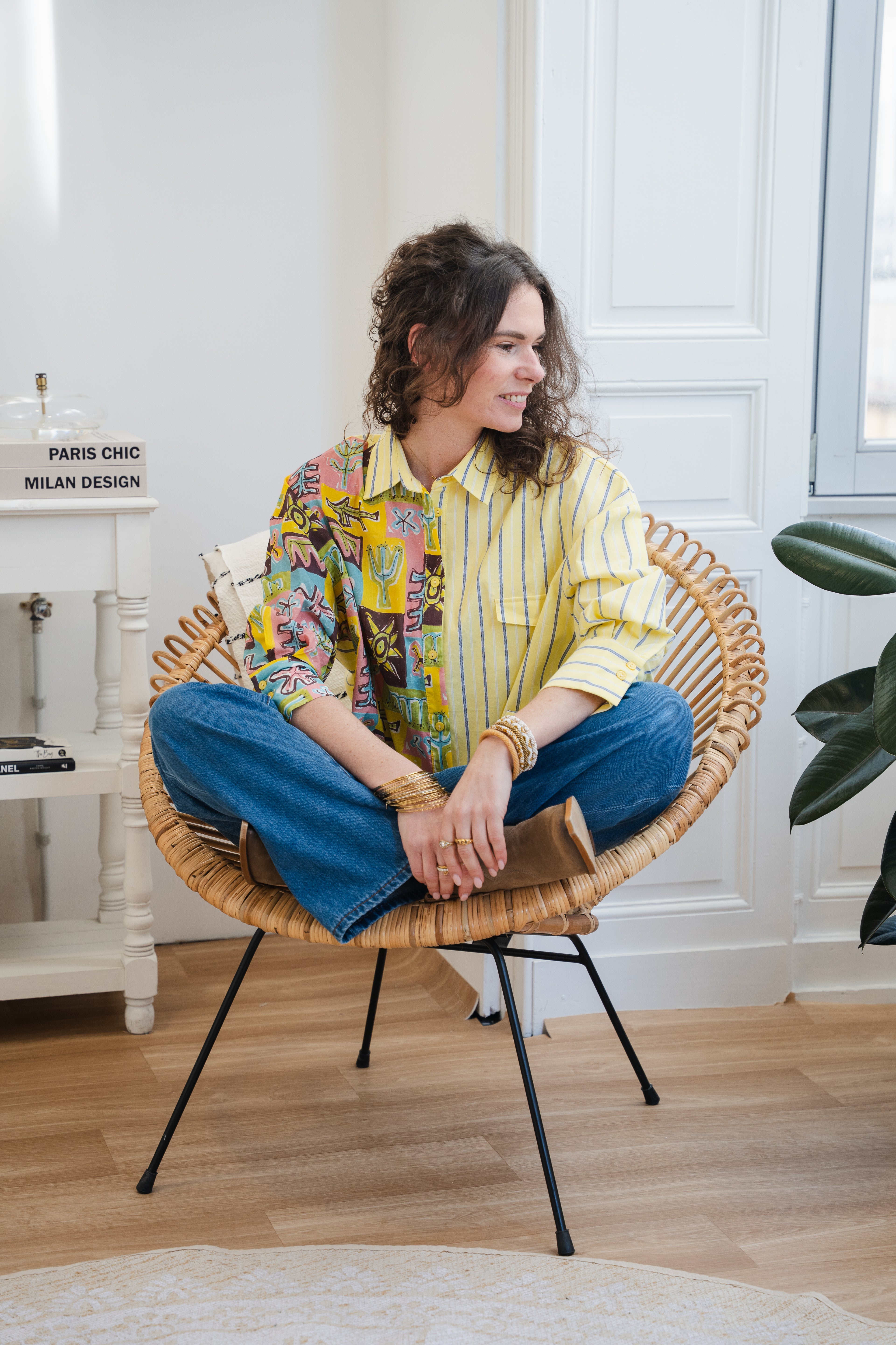 Chemise Cyrielle bicolore