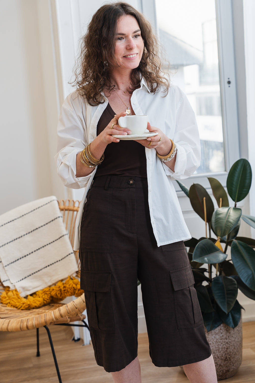 Bermuda PLINA marron