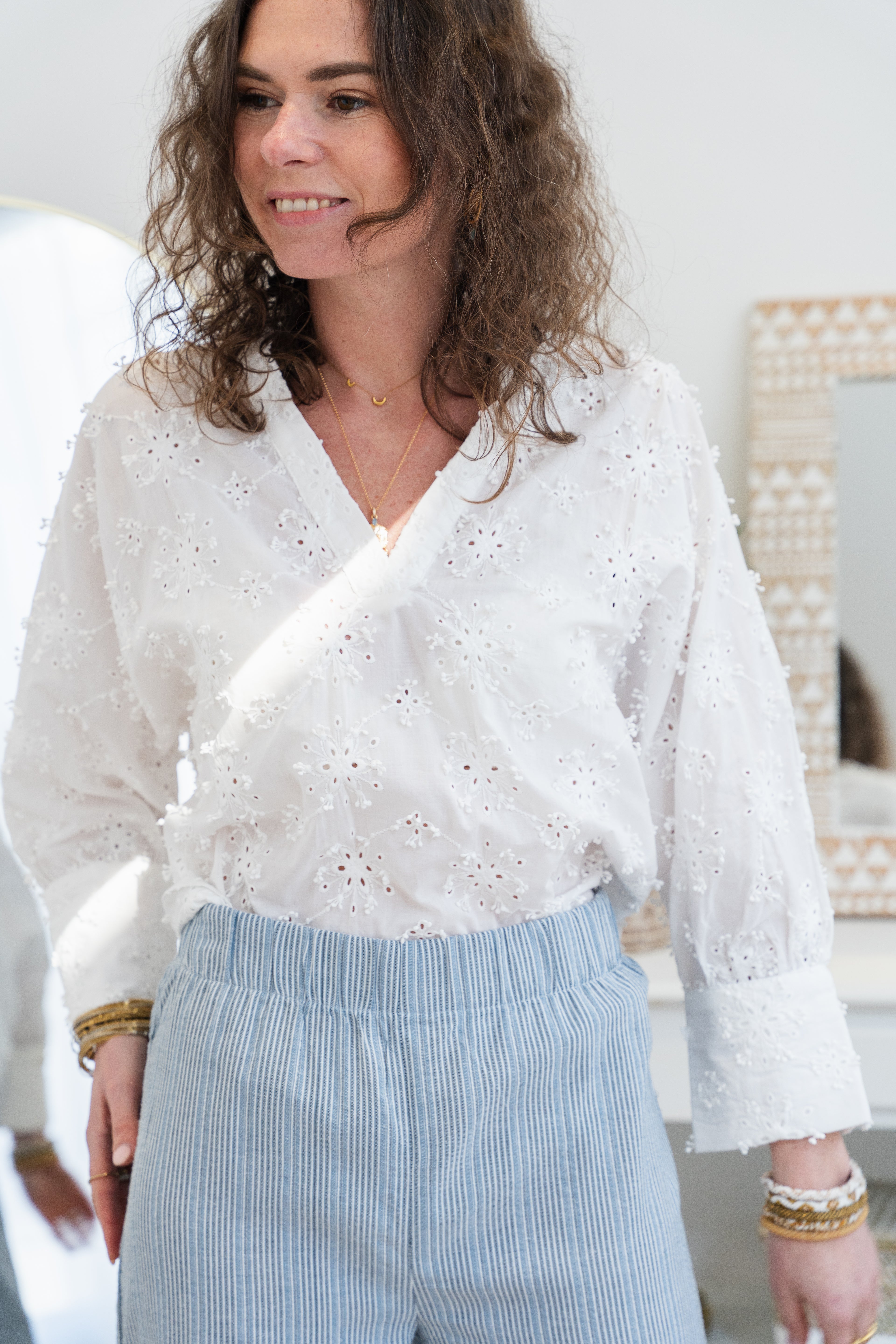 Blouse SOLARO blanche