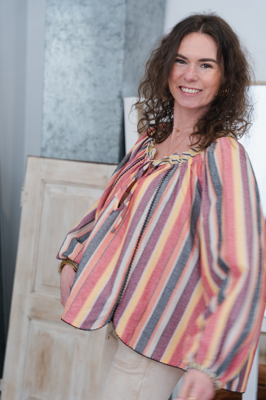 Blouse LISABETH rayée