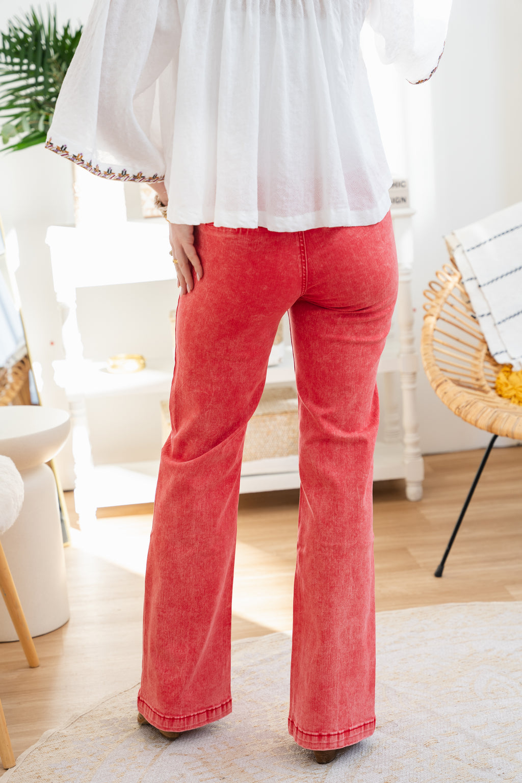 Pantalon SONNY rouge