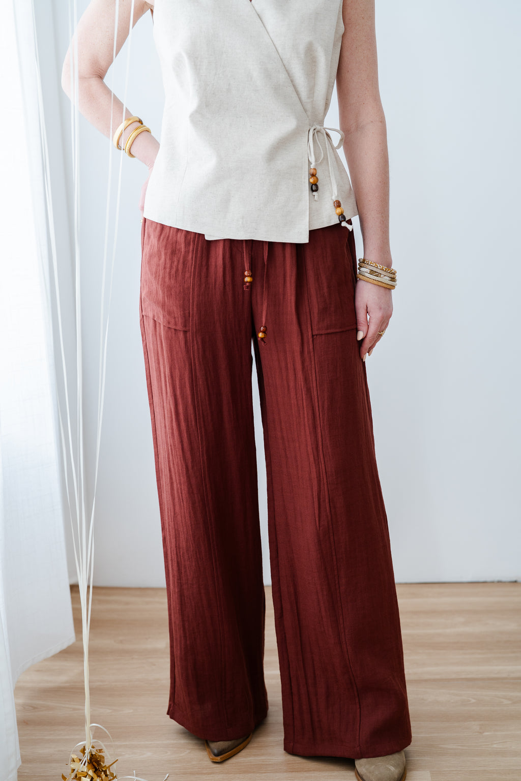 Pantalon PILOR chataigne