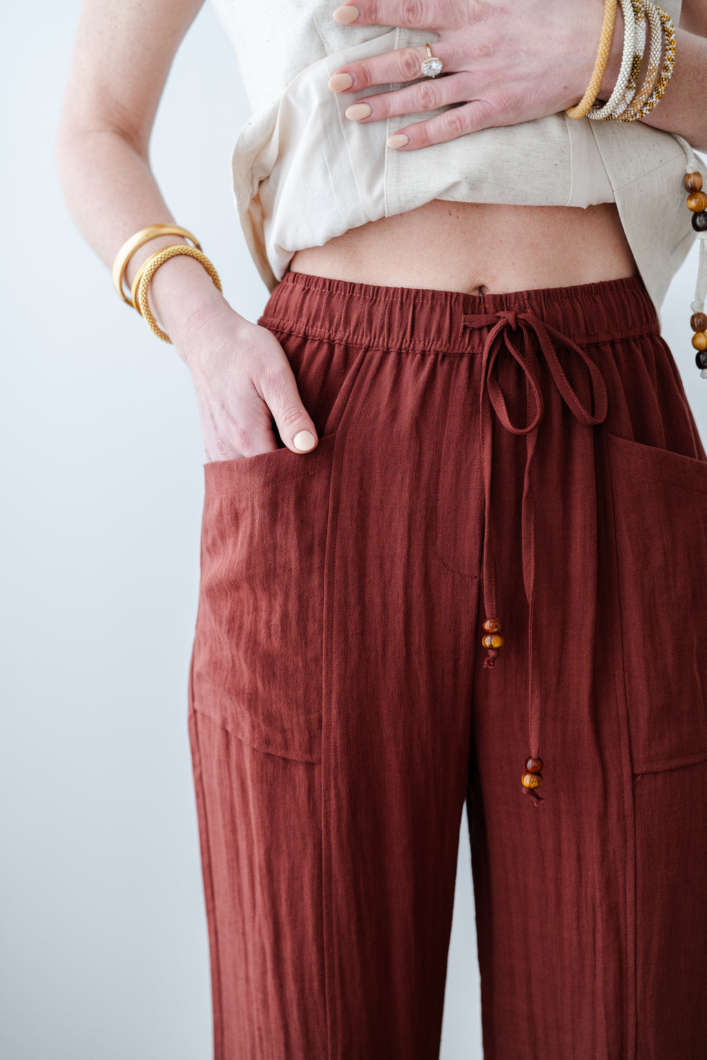 Pantalon PILOR chataigne