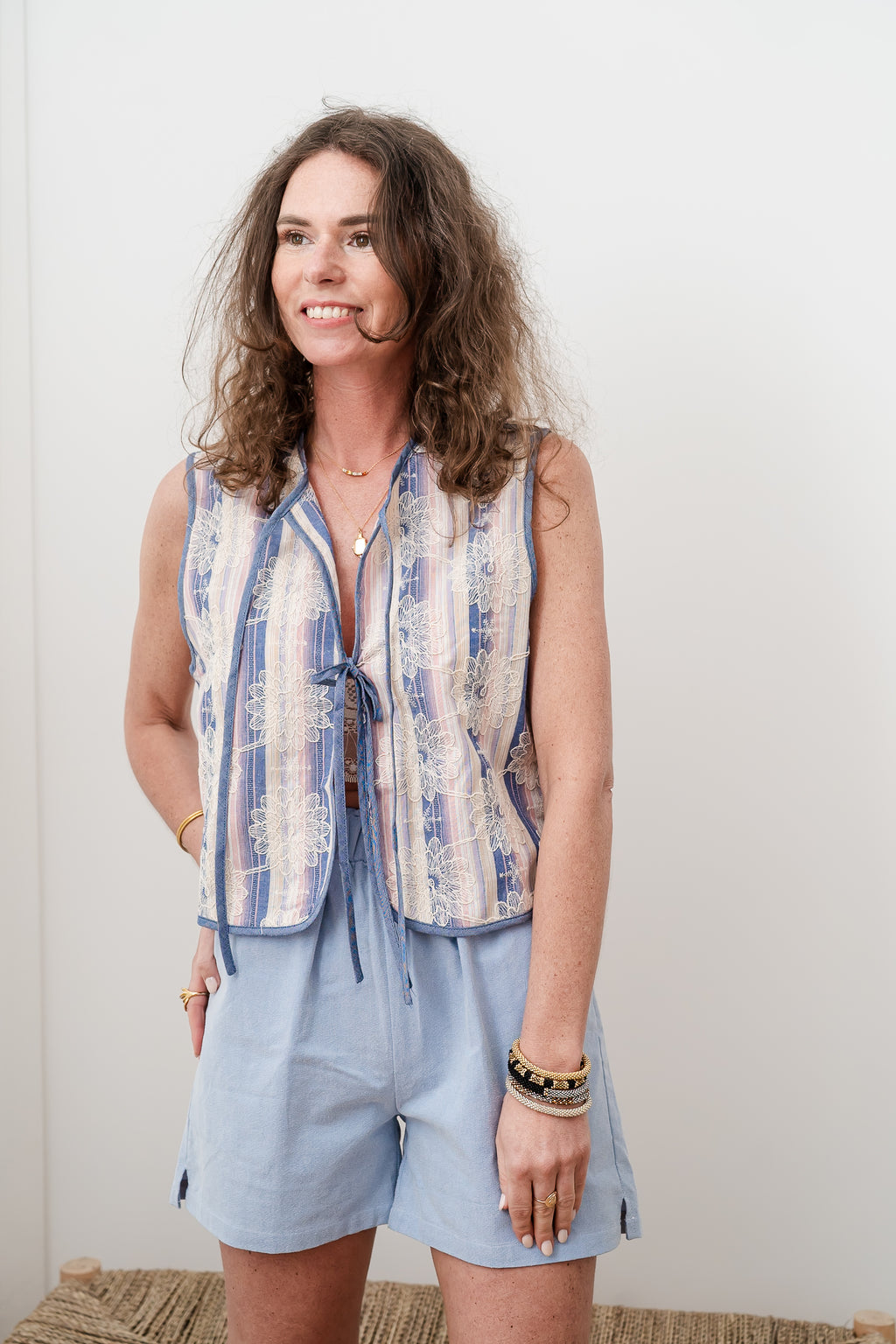 Gilet LYSARENE brodé