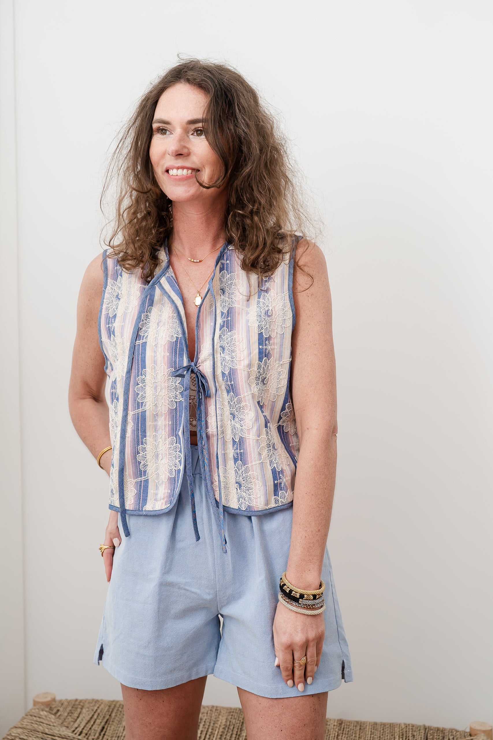 Gilet LYSARENE brodé