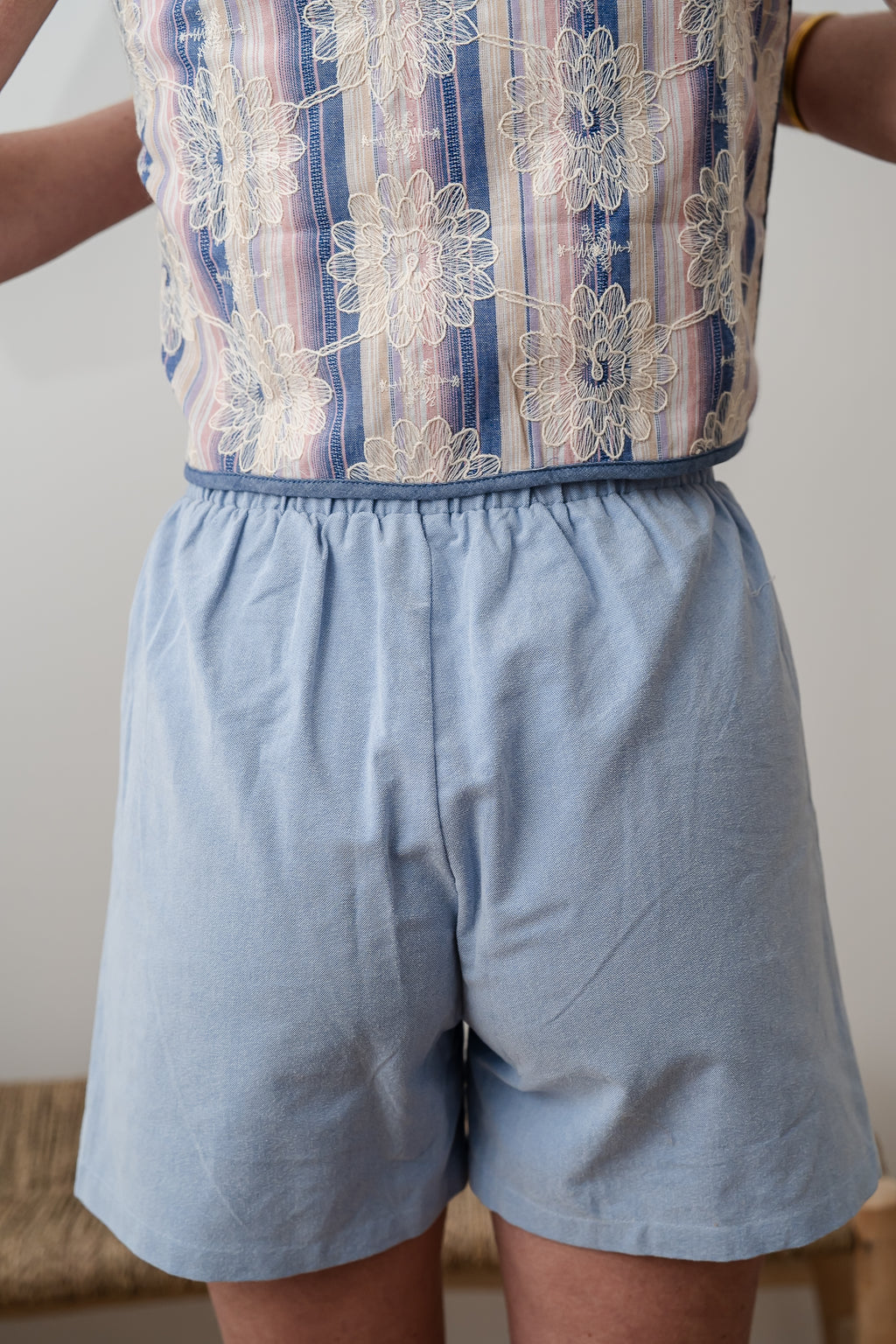 Short ALEXANDRA bleu