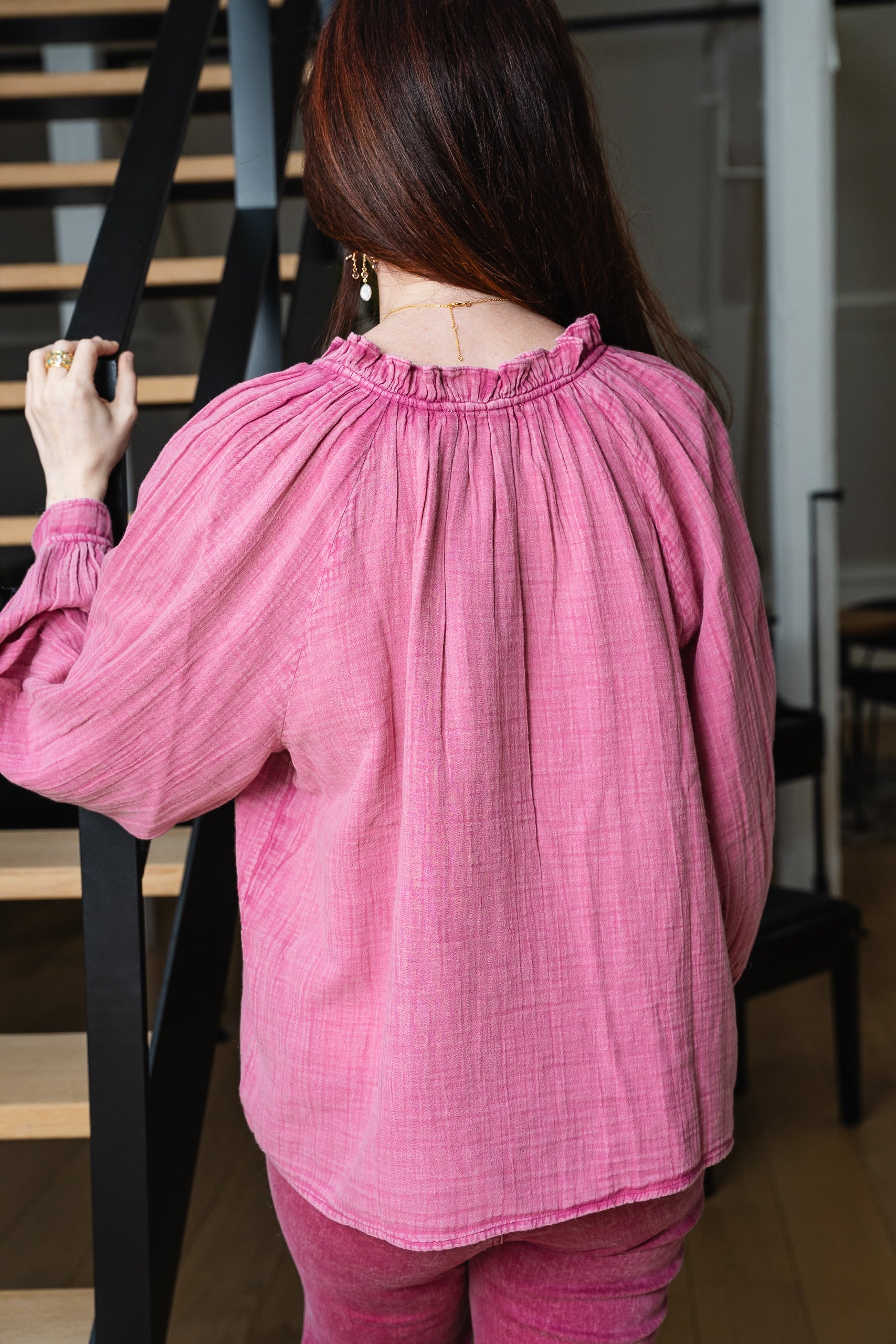 Blouse BRISKA framboise