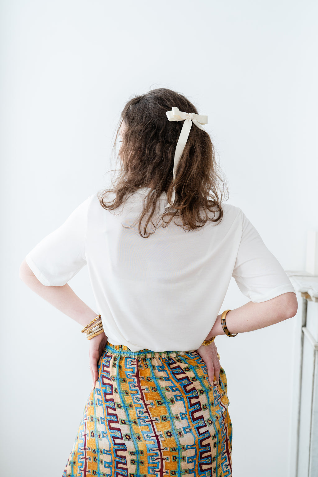 T shirt SASKIA écru