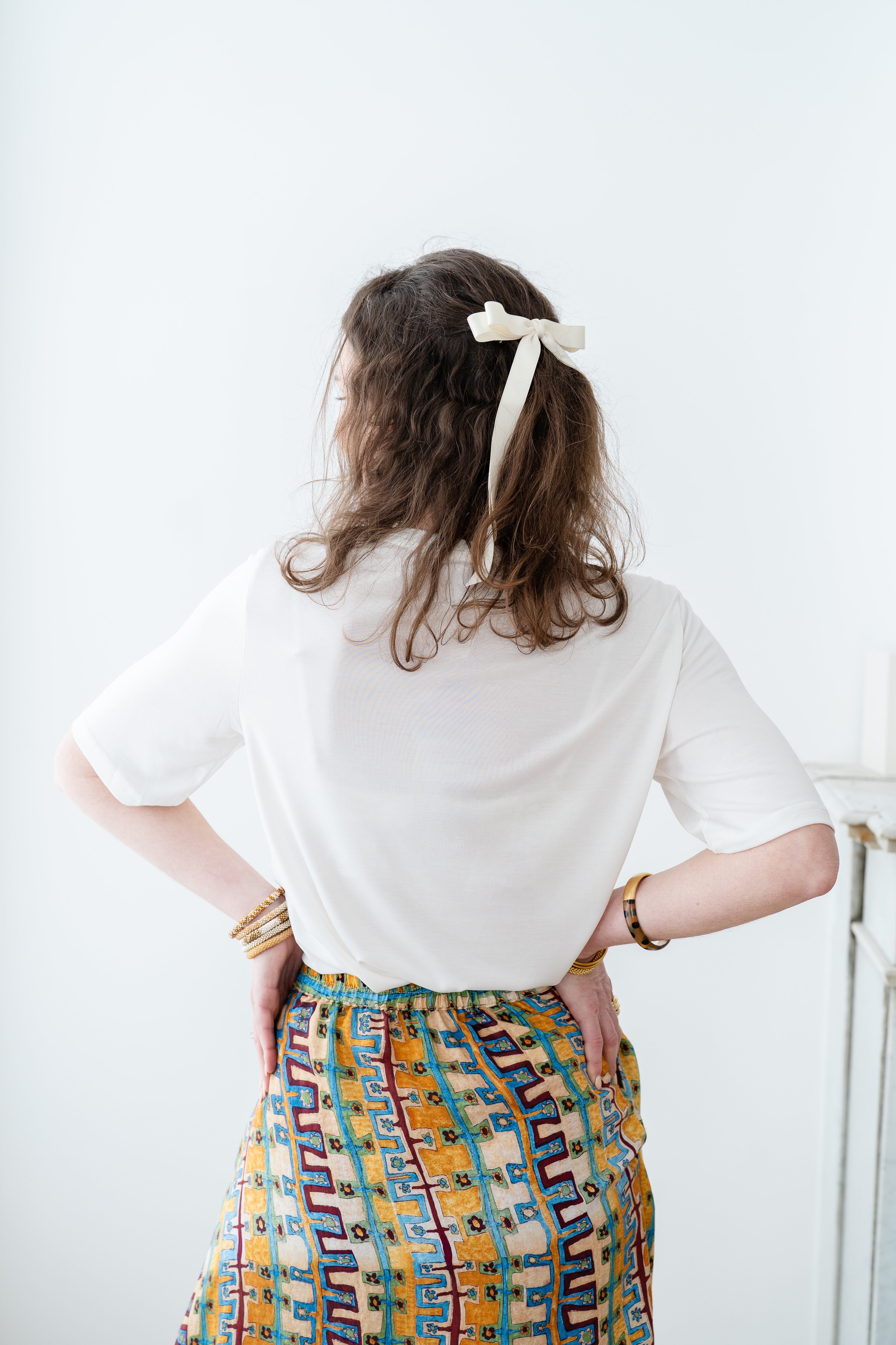 T shirt SASKIA écru