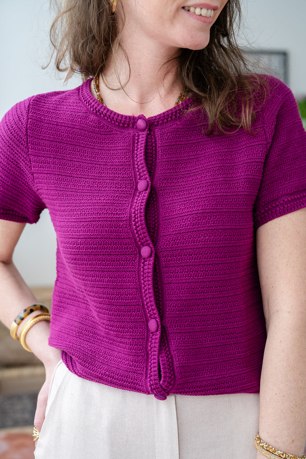Gilet MAELINE manches courtes