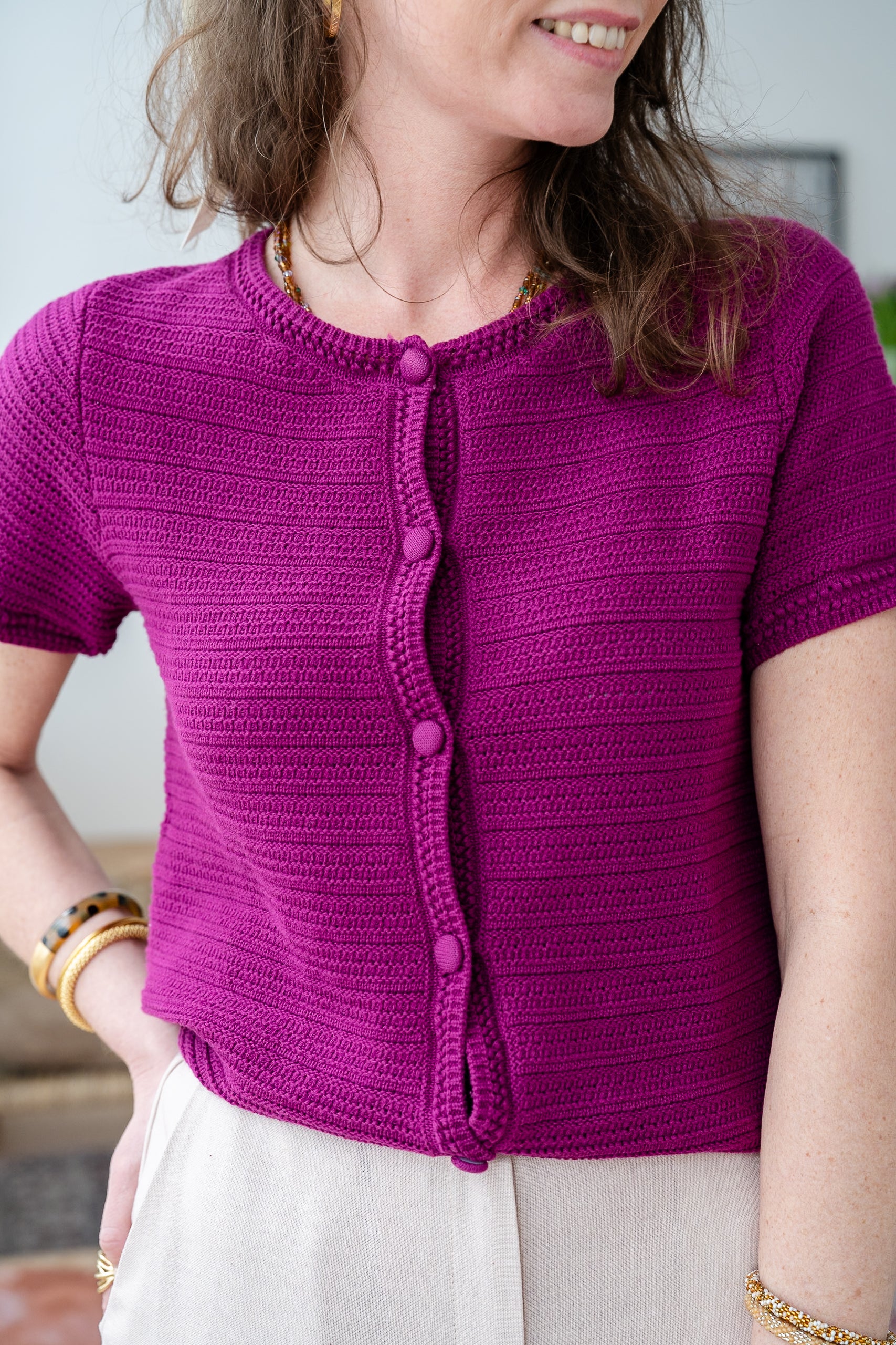 Gilet MAELINE manches courtes