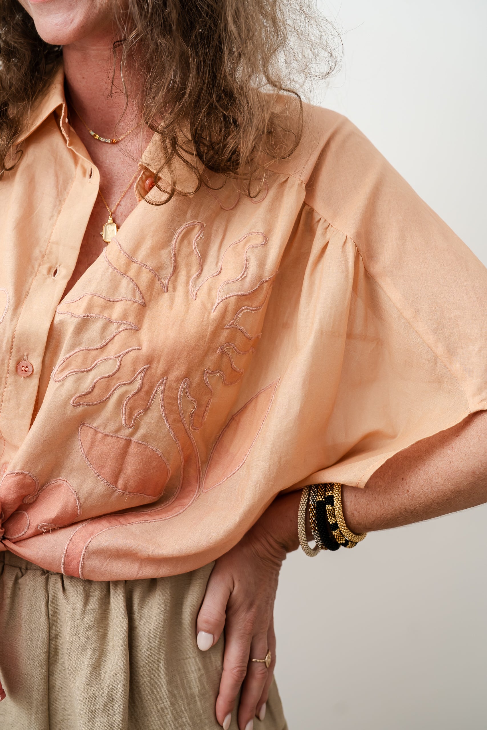 Chemise SERENA tie and die