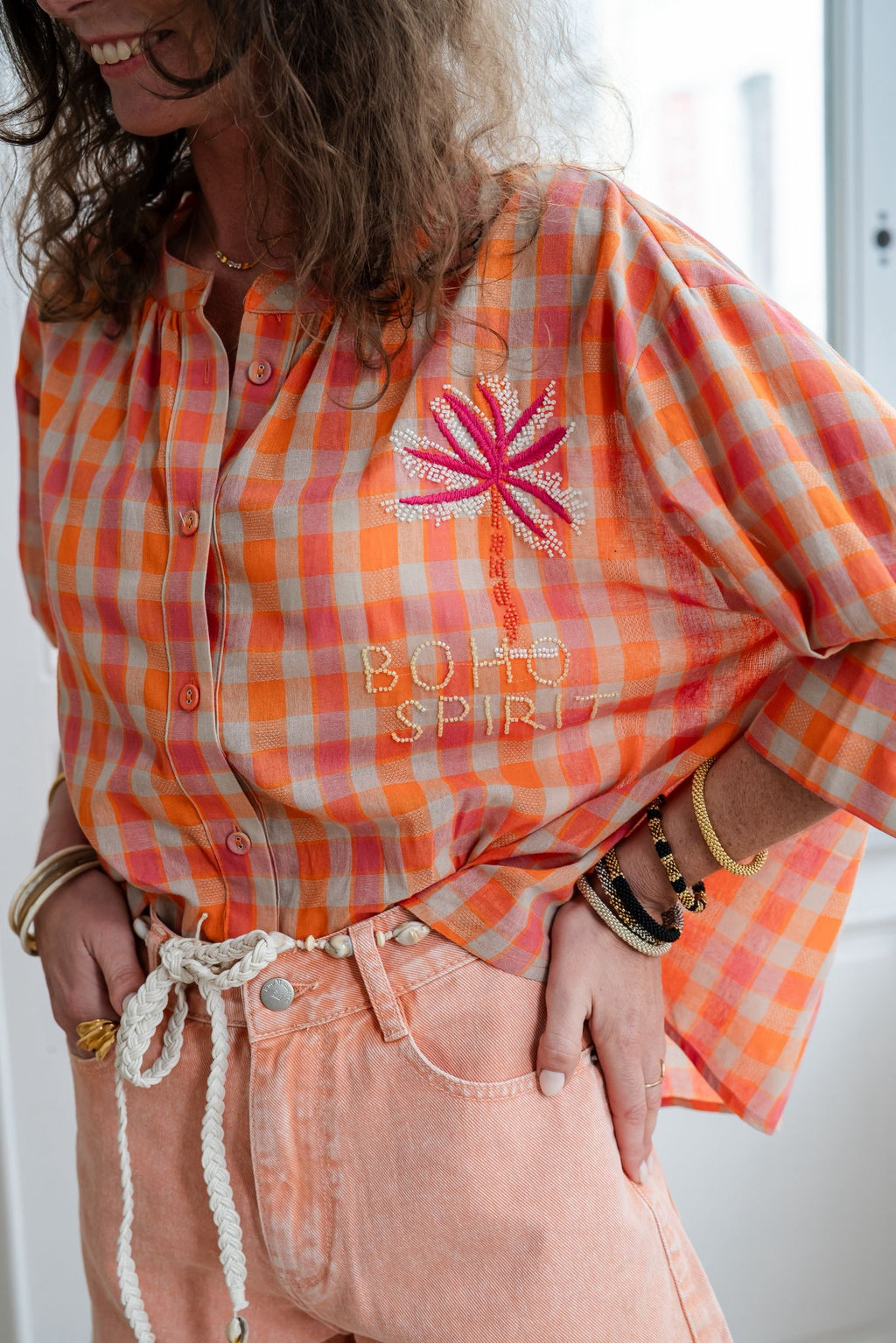 Blouse SIMONE à Carreaux