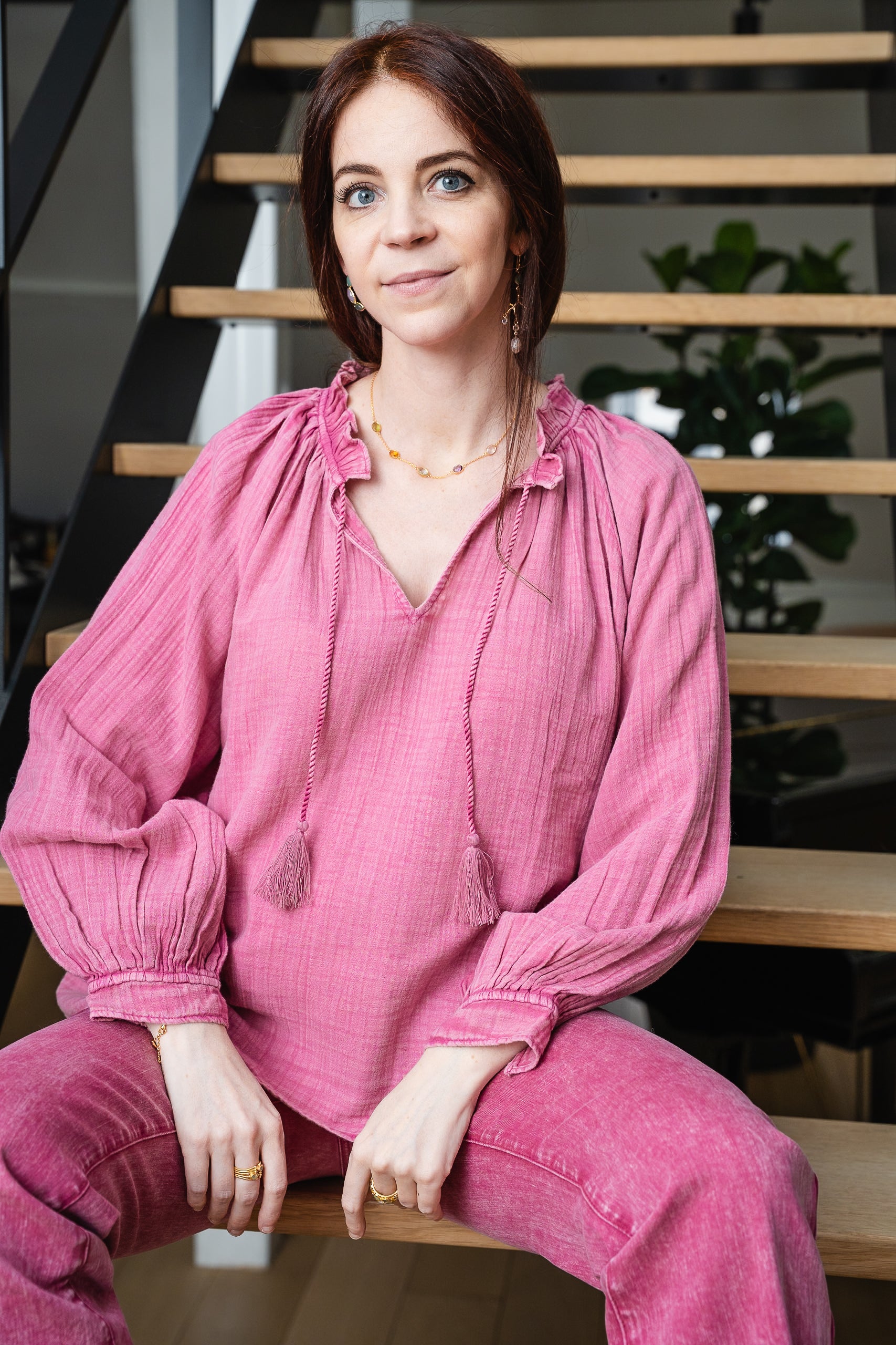 Blouse BRISKA framboise